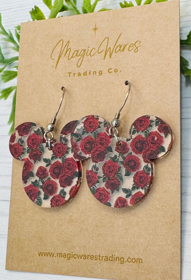 Roses Dangle Earrings (Pre-Order)